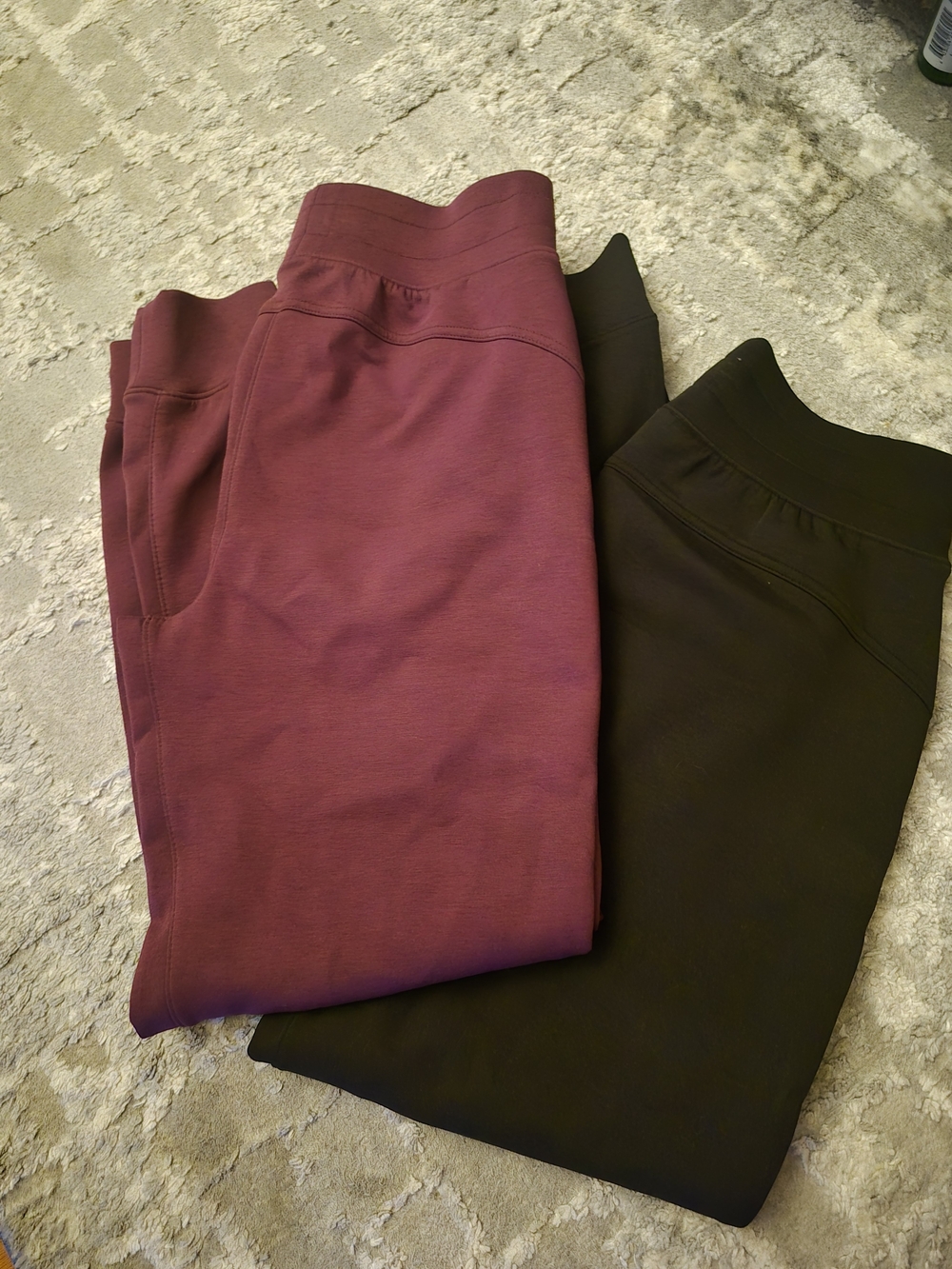 Pair Of Tek Gear Joggers  (2)- Burgundy and Black